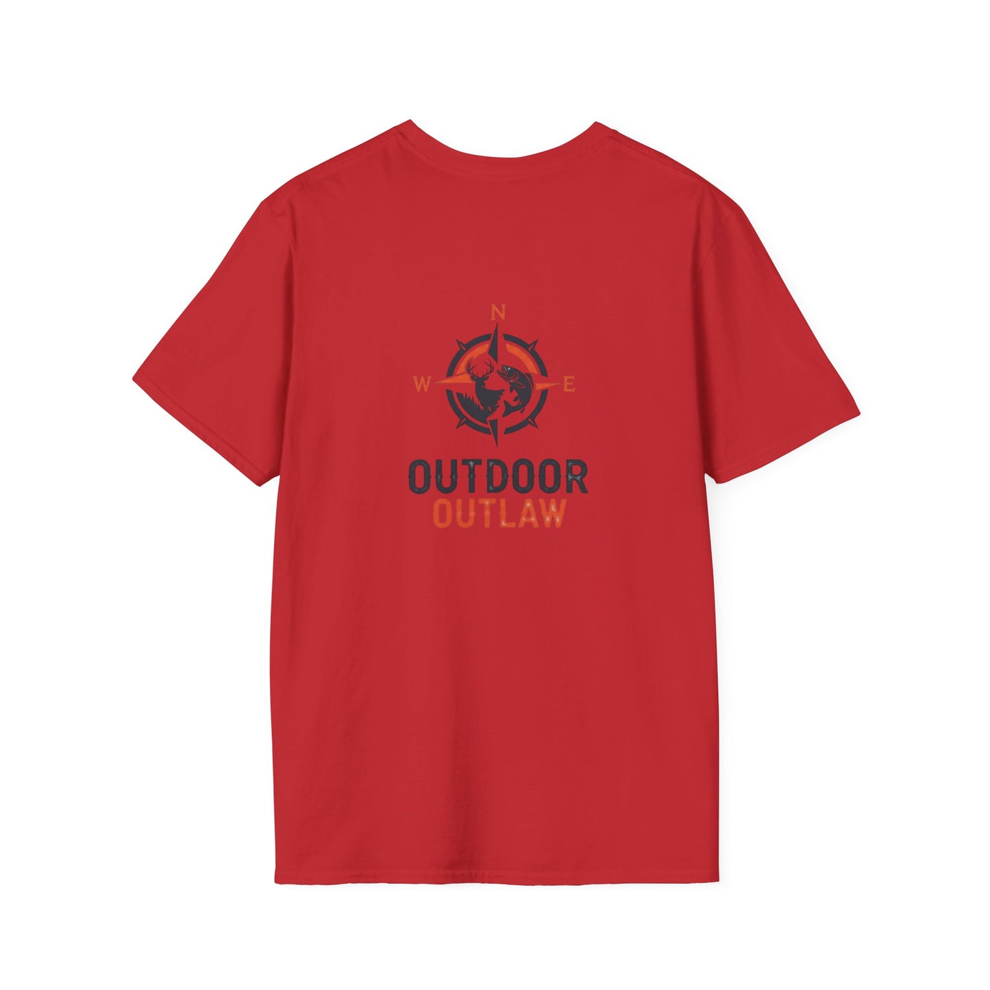 Outdoor Outlaw Compass Adventure T-Shirt — Graphic Tee for Hikers & Campers
