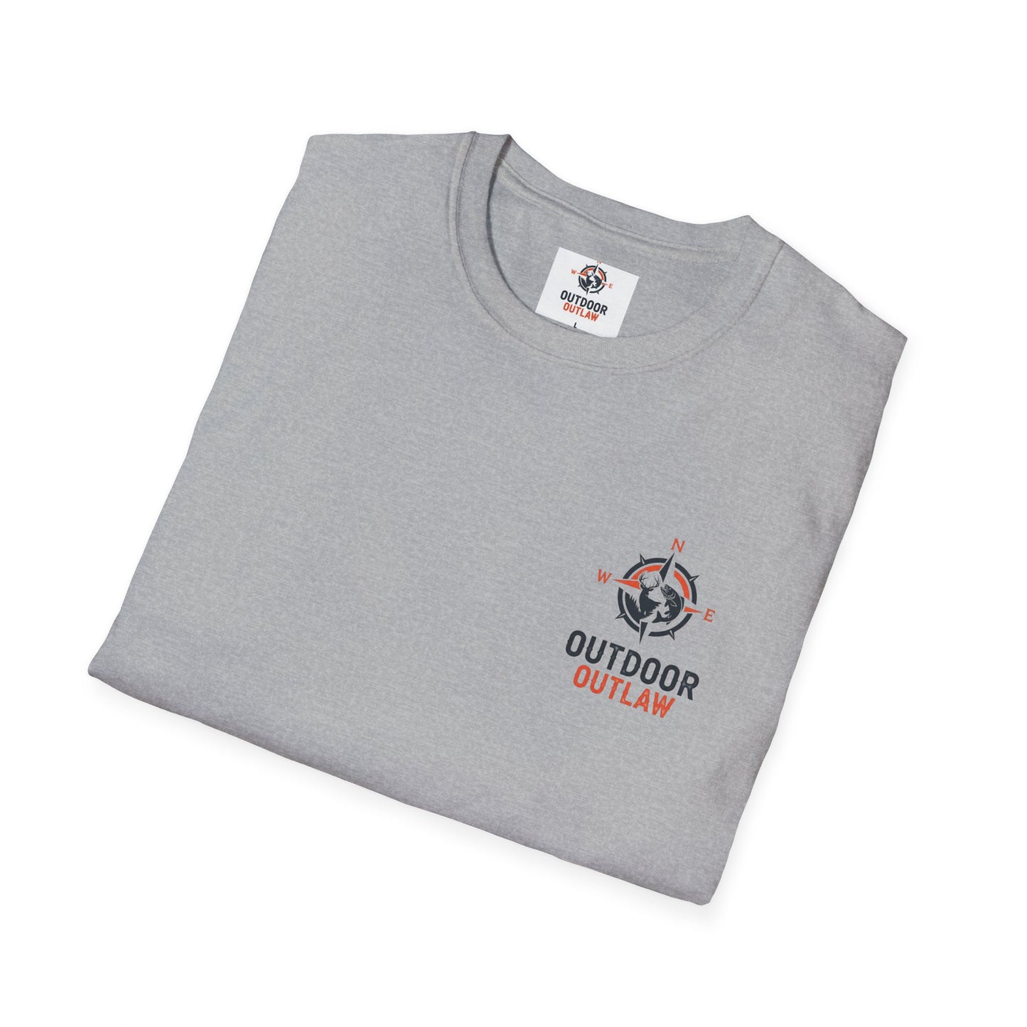 Outdoor Outlaw Compass Adventure T-Shirt — Graphic Tee for Hikers & Campers