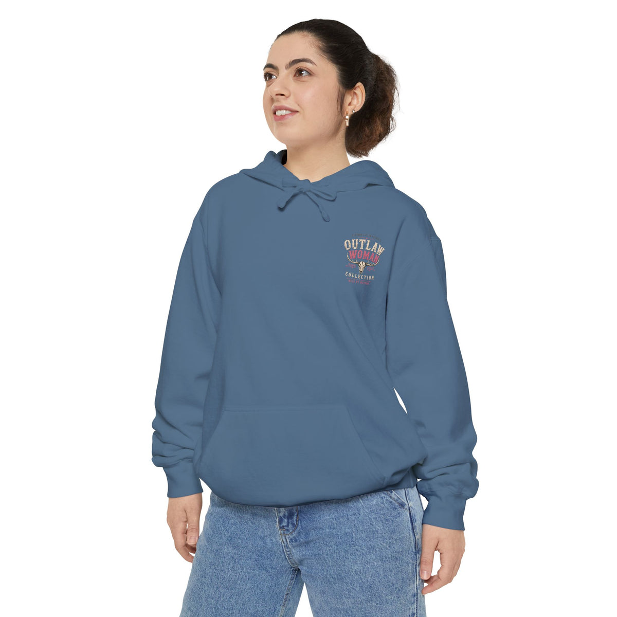 Embroidered '90s Outdoor Club' Hoodie