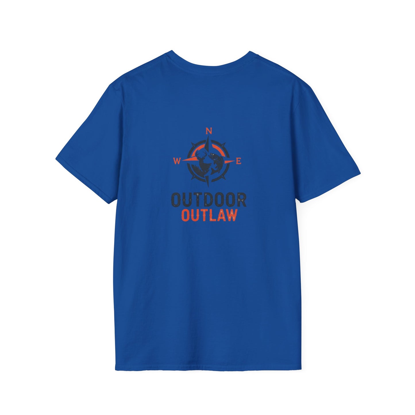 Outdoor Outlaw Compass Adventure T-Shirt — Graphic Tee for Hikers & Campers