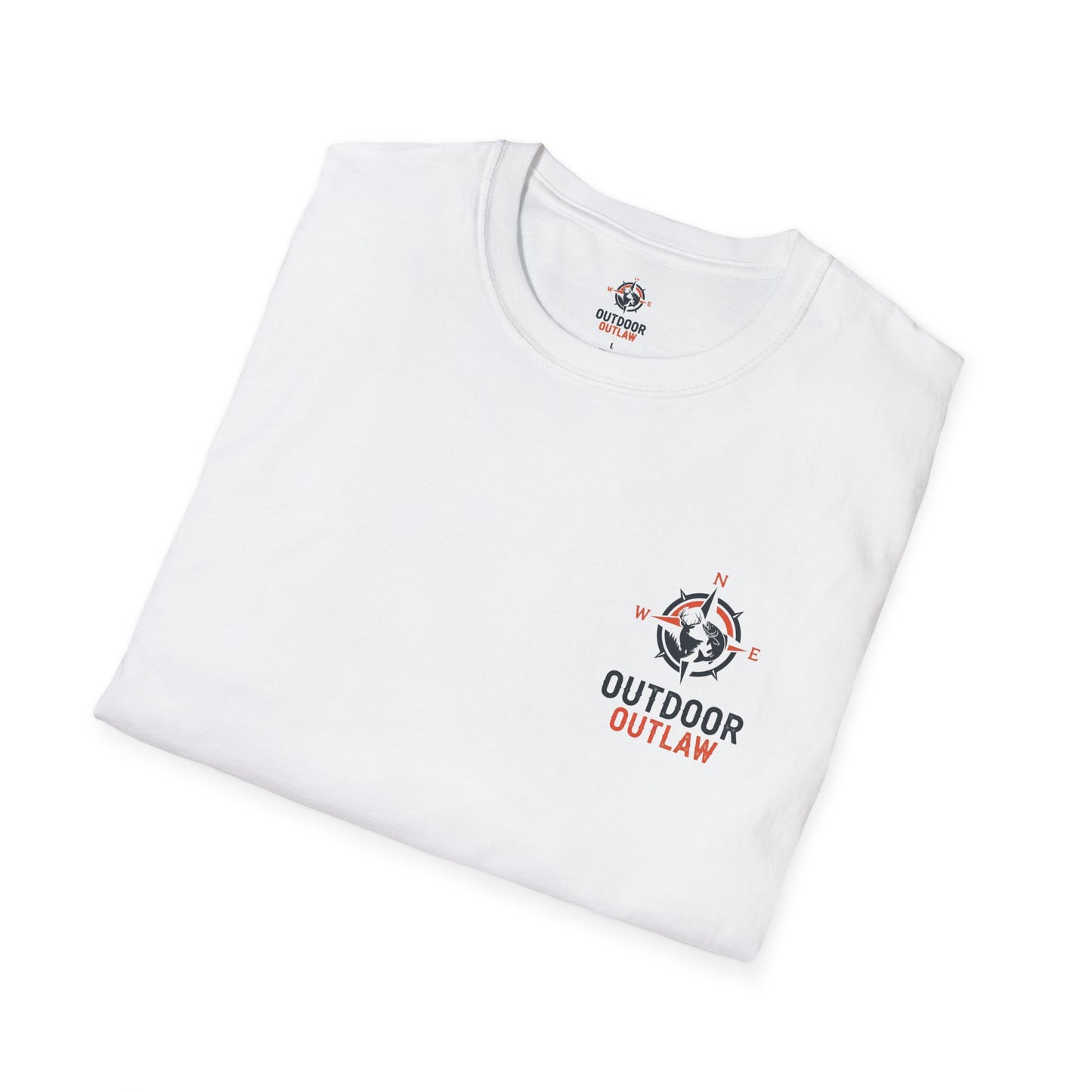 Outdoor Outlaw Compass Adventure T-Shirt — Graphic Tee for Hikers & Campers