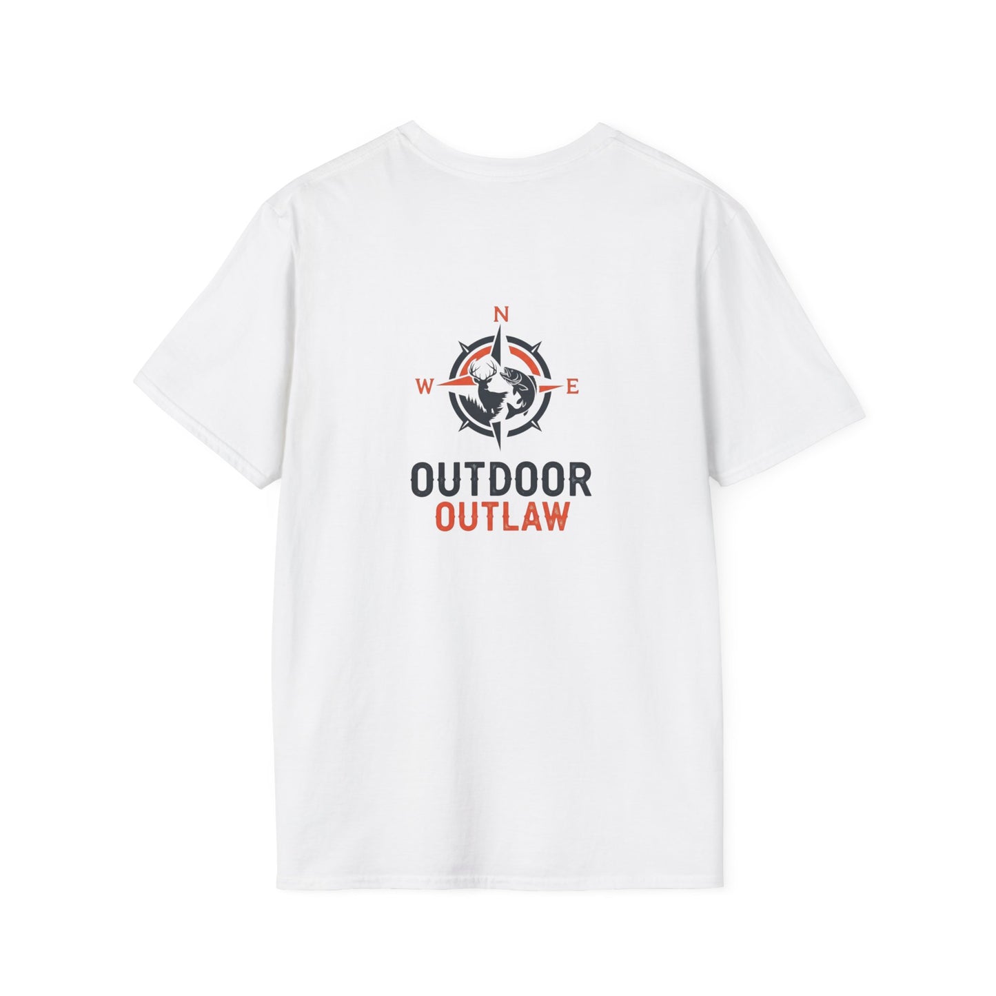 Outdoor Outlaw Compass Adventure T-Shirt — Graphic Tee for Hikers & Campers