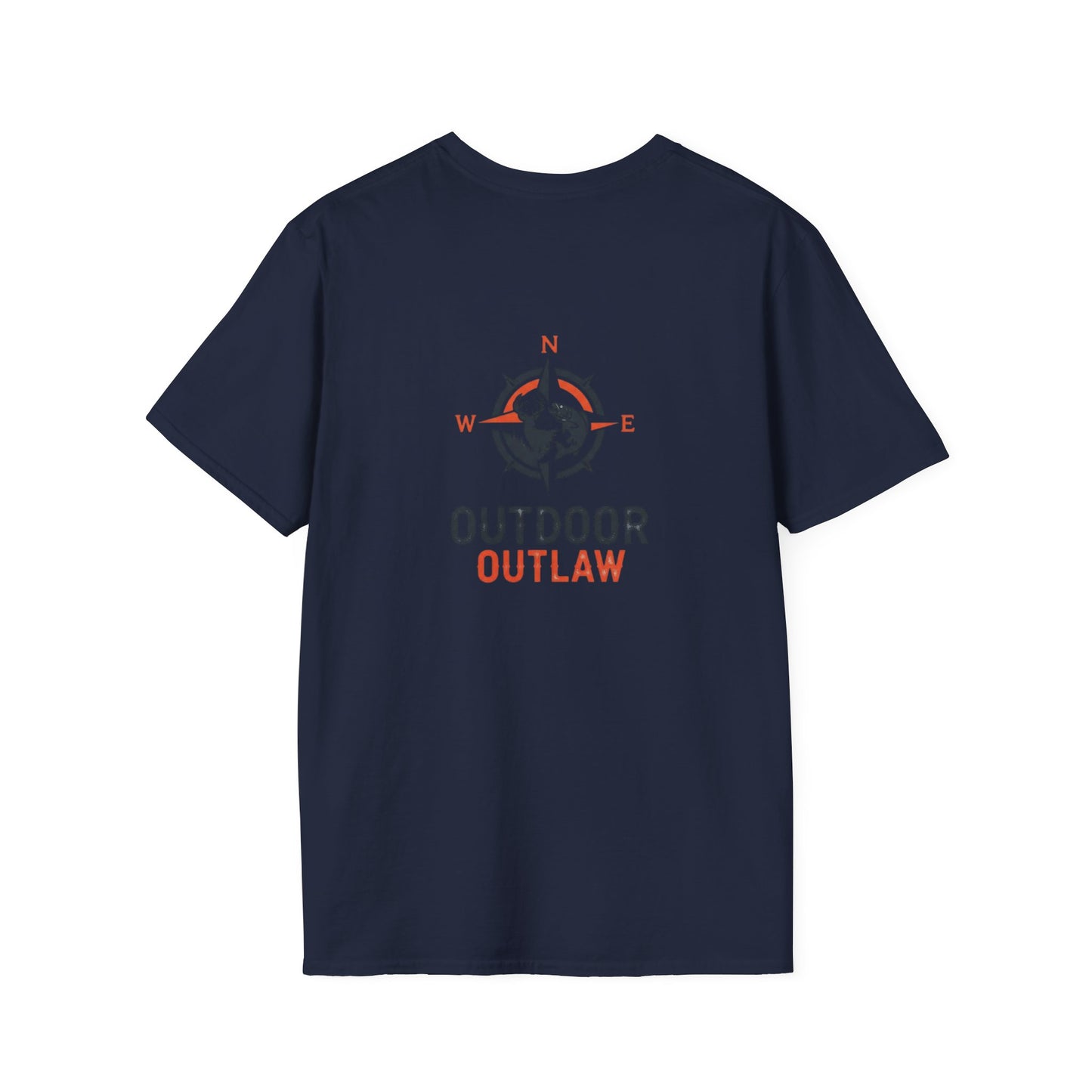 Outdoor Outlaw Compass Adventure T-Shirt — Graphic Tee for Hikers & Campers
