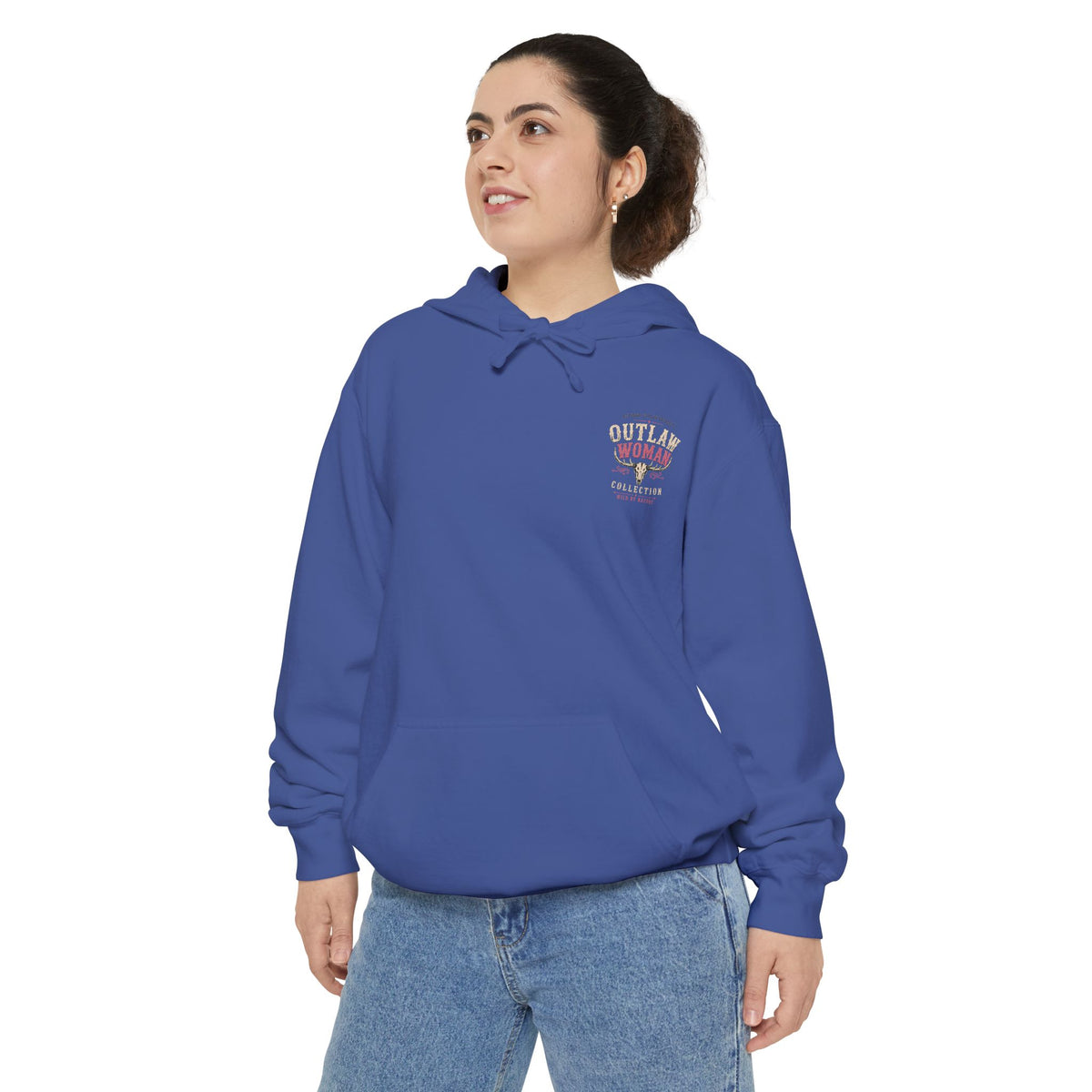 Embroidered '90s Outdoor Club' Hoodie