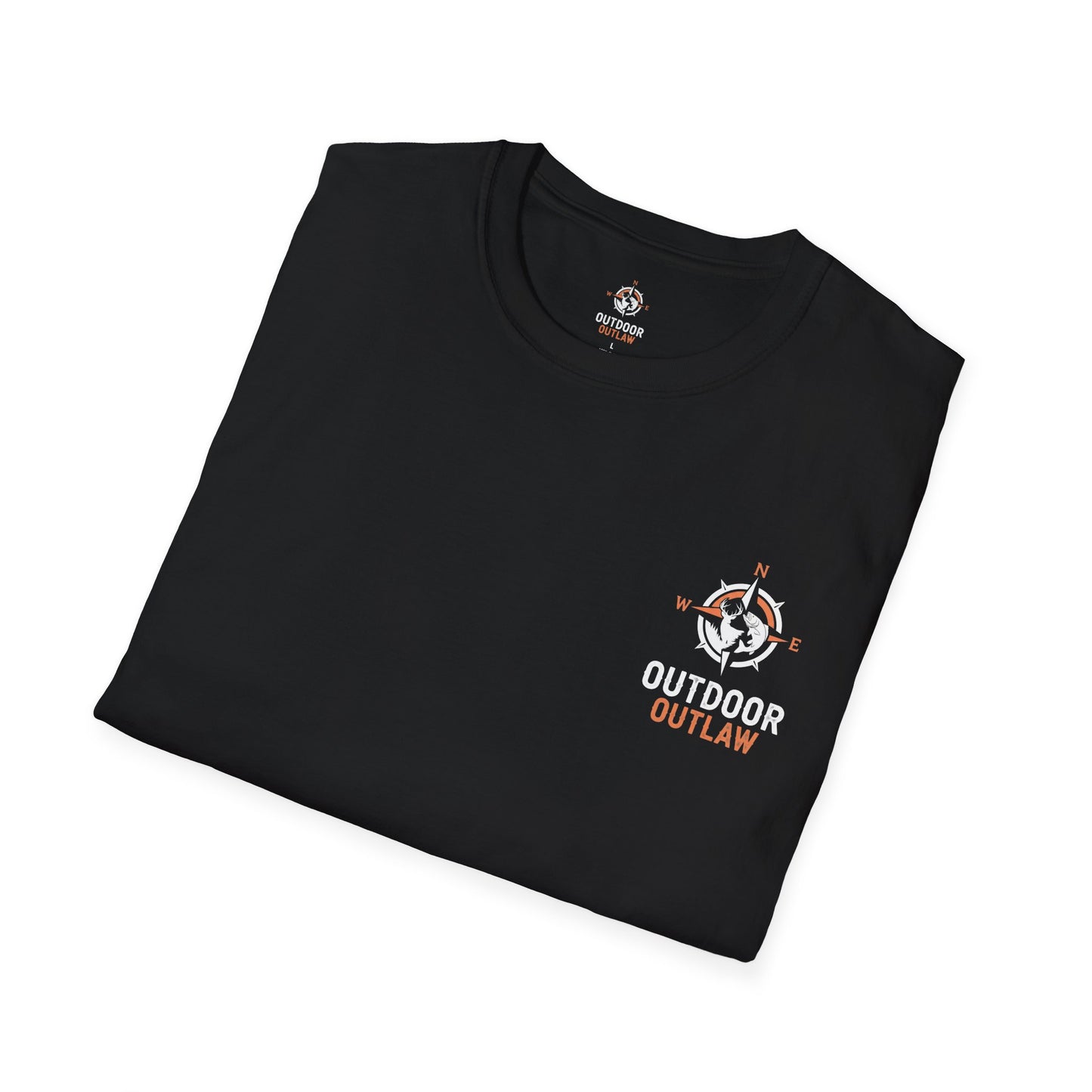 Outdoor Outlaw Compass Adventure T-Shirt — Graphic Tee for Hikers & Campers